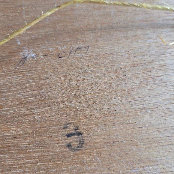 Vintage Mid-Century Original Framed Painting - Boat and water scene - Picture 14 of 16